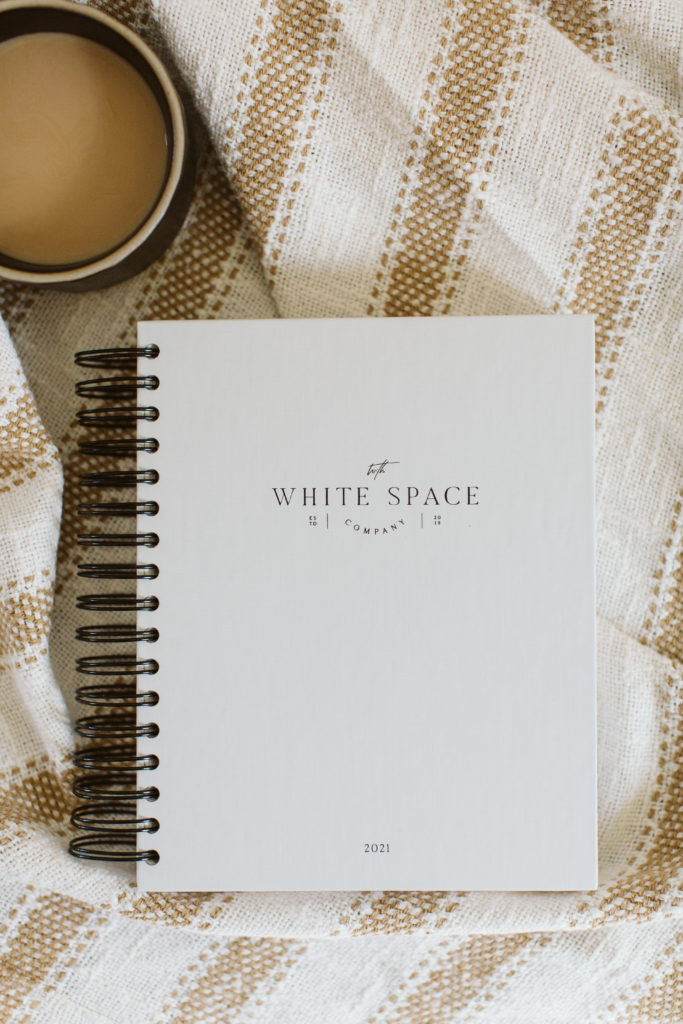 2021 daily white space planner cover